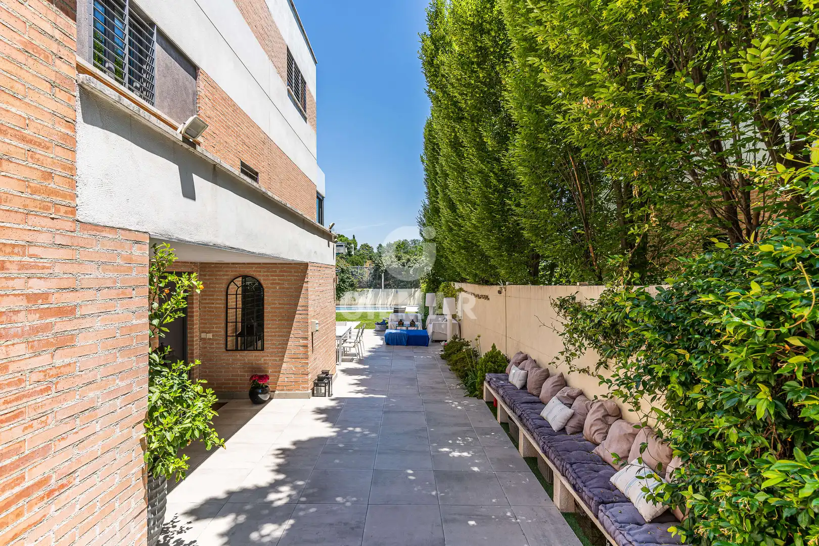 Terrace of Detached homes for sale in Madrid  with Heating, Private garden and Swimming Pool