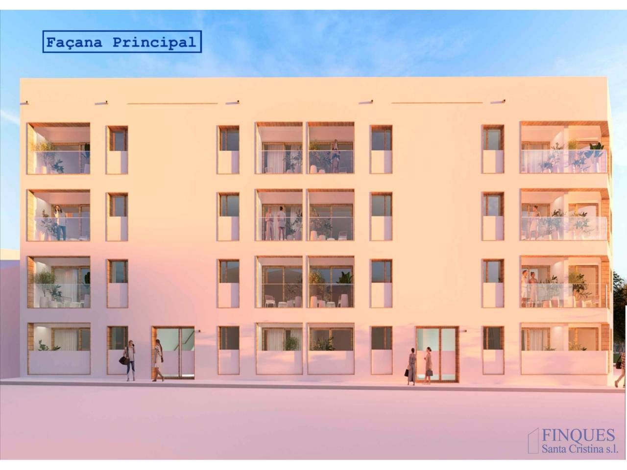 Exterior view of Flat for sale in Santa Cristina d'Aro  with Air Conditioner, Heating and Private garden