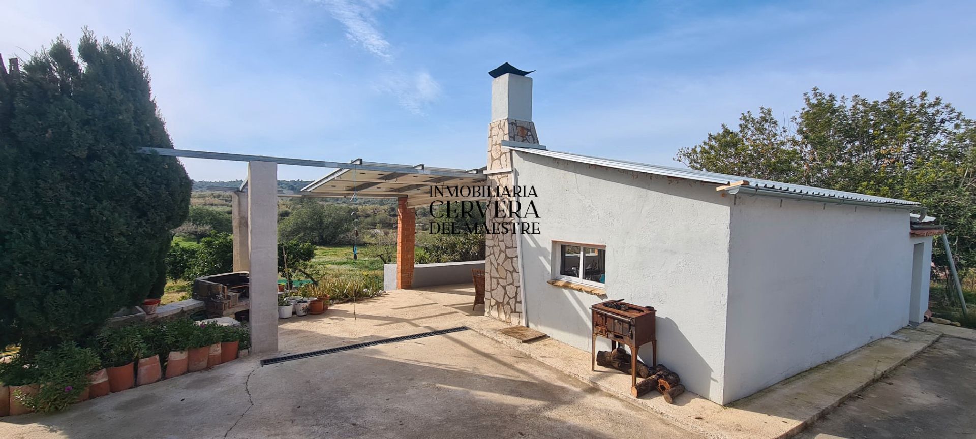 Vista exterior de Finca rústica en venda en Cervera del Maestre