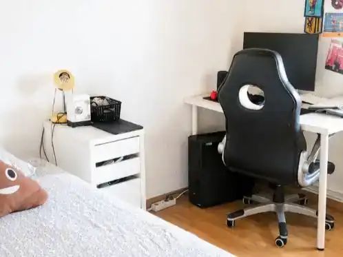 Bedroom of Flat for sale in Badalona  with Air Conditioner