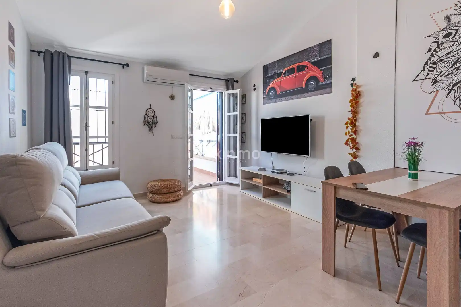 Sala de estar de Finca rústica en venta en Finestrat con Aire acondicionado, Terraza y Trastero