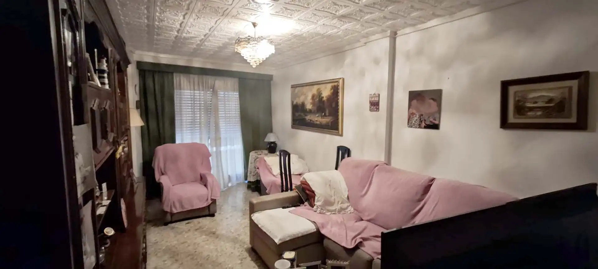 Sala de estar de Piso en venta en Elche / Elx con Amueblado
