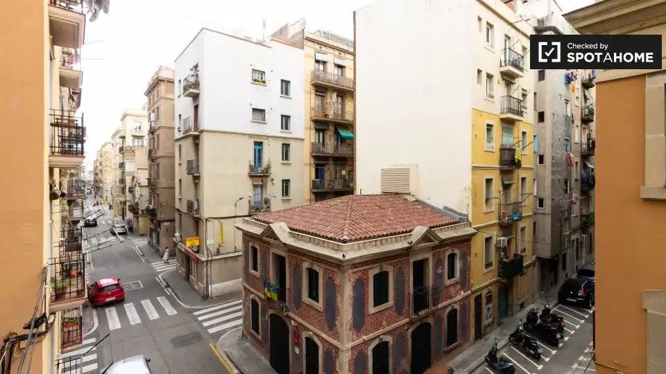 Exterior view of Flat for rent in Barcelona  with Air Conditioner, Heating and Furnished