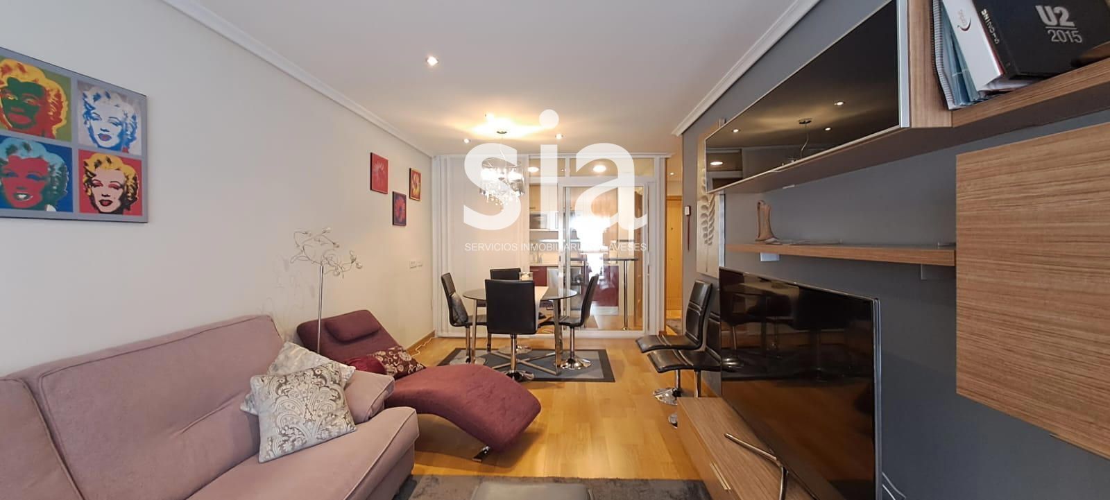 Sala d'estar de Pis de lloguer en Vitoria - Gasteiz amb Calefacció, Terrassa i Moblat