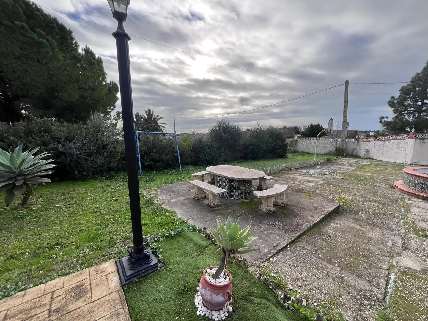 Jardín de Casa o chalet en venta en Chiclana de la Frontera con Aire acondicionado, Jardín privado y Parquet