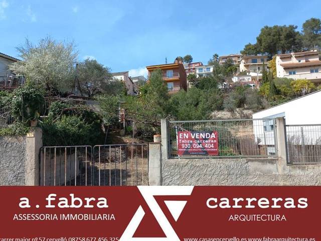 Terreno residencial en Venta en Cervelló