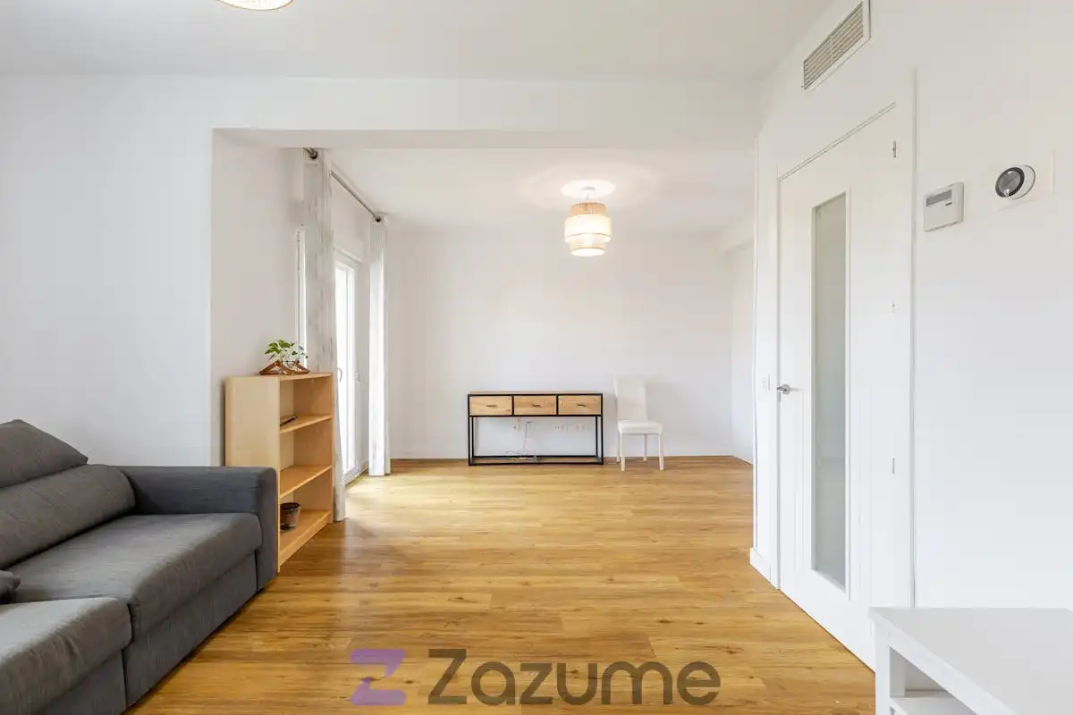 Wohnzimmer von Wohnung zur Miete in Madrid mit Klimaanlage, Heizung und Terrasse