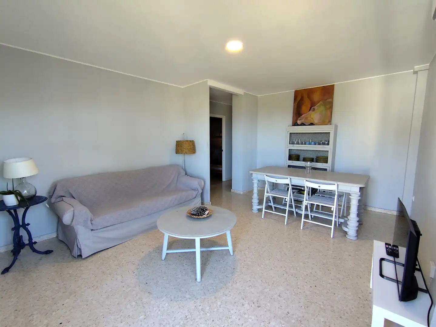 Wohnzimmer von Wohnung zur Miete in Sanlúcar de Barrameda mit Klimaanlage, Heizung und Möbliert