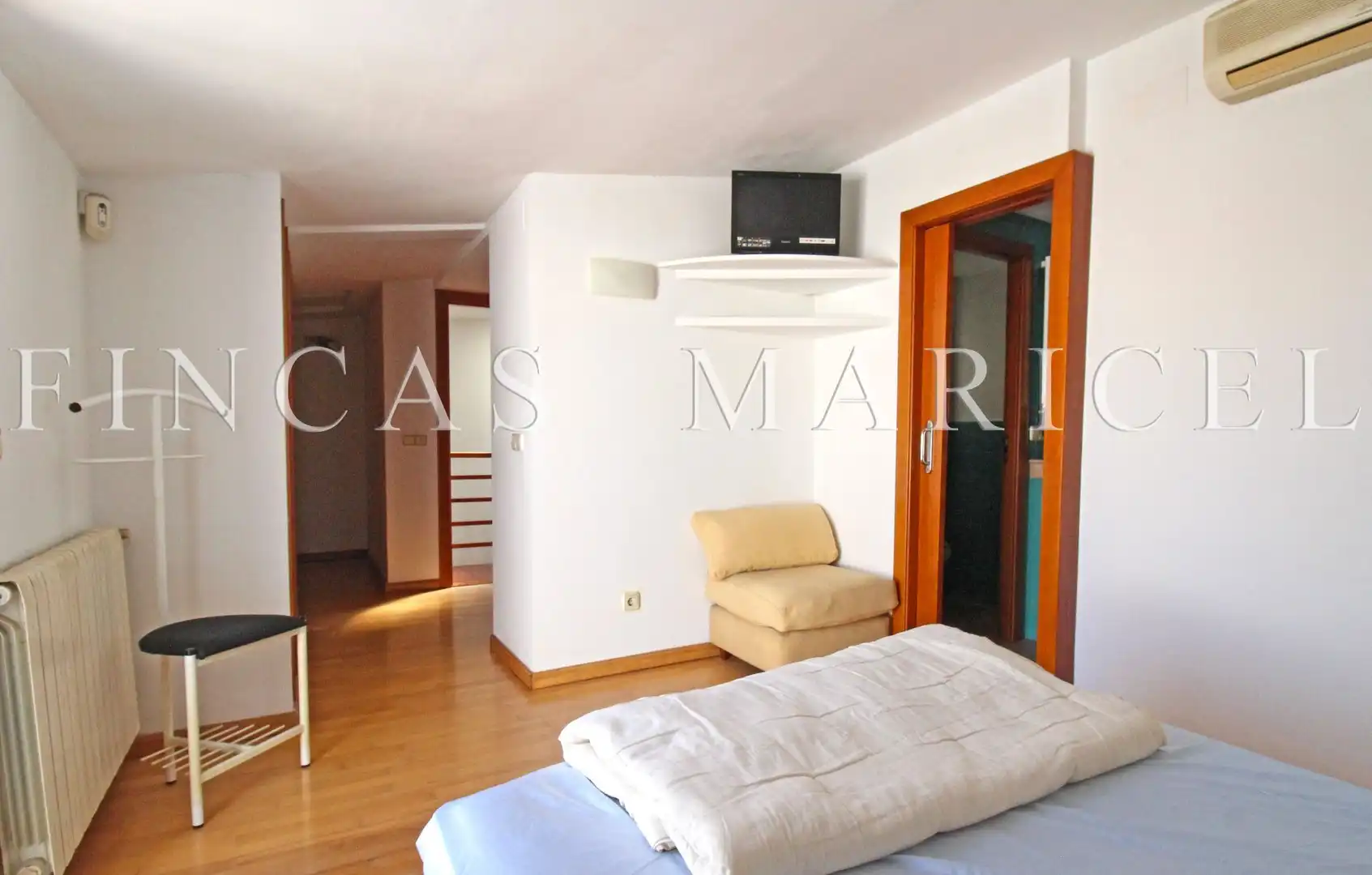 Bedroom of Attic for sale in Sitges  with Air Conditioner and Terrace