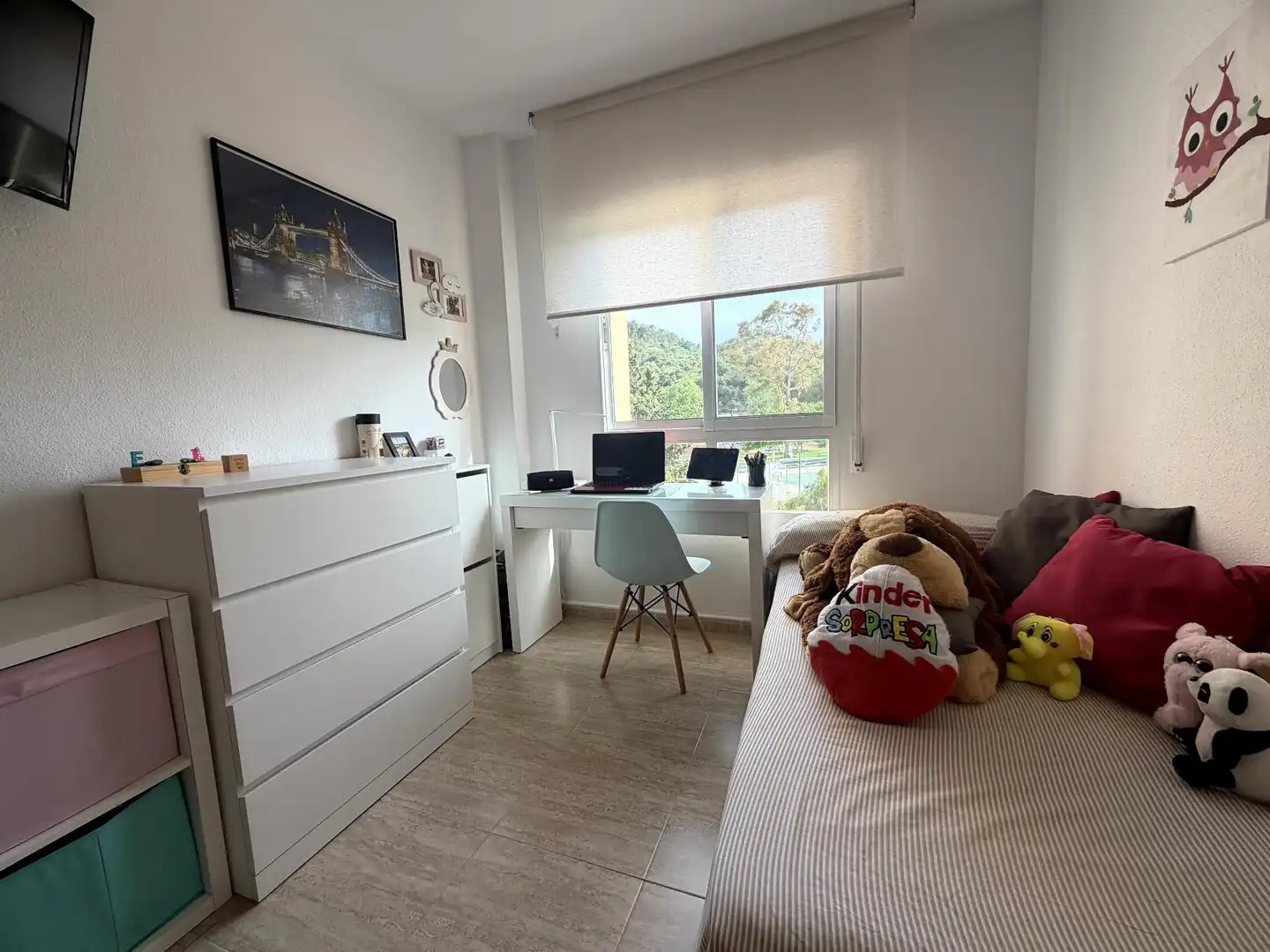 Dormitori de Apartament de lloguer en Cartagena amb Aire condicionat i Balcó