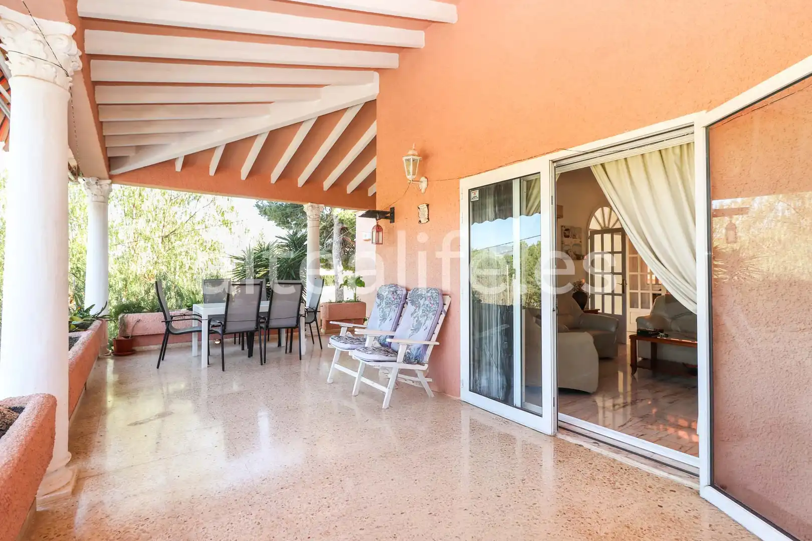 Terrace of Houses for sale in L'Alfàs del Pi  with Air Conditioner, Heating and Private garden