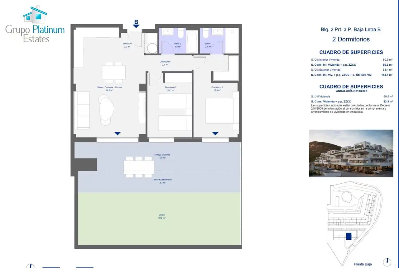 Apartment with pool for sale in San Juan de los Terreros, imagen 9