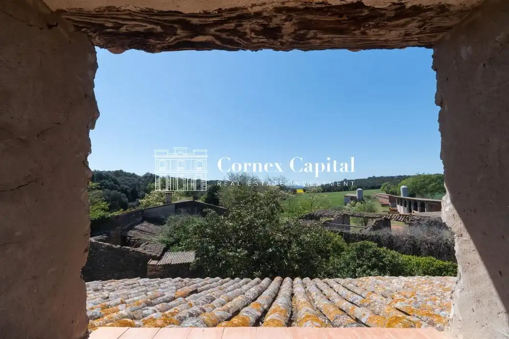 Vista exterior de Finca rústica de alquiler en Rupià con Aire acondicionado, Calefacción y Jardín privado