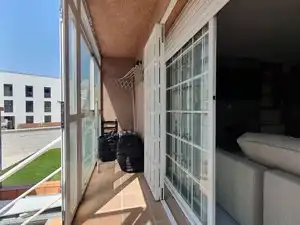 Balcony of Detached homes for sale in Villanueva de la Cañada  with Air Conditioner, Heating and Private garden