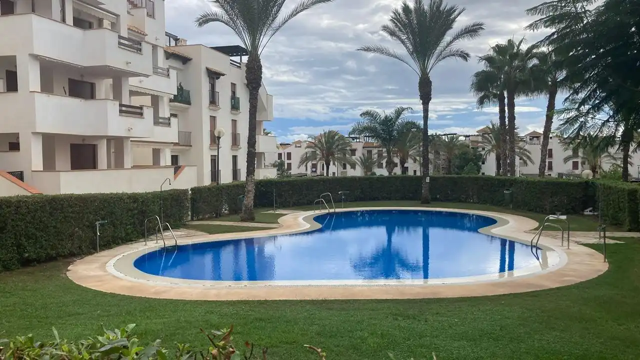 Swimming pool of Flat for rent in Vera  with Air Conditioner, Terrace and Furnished