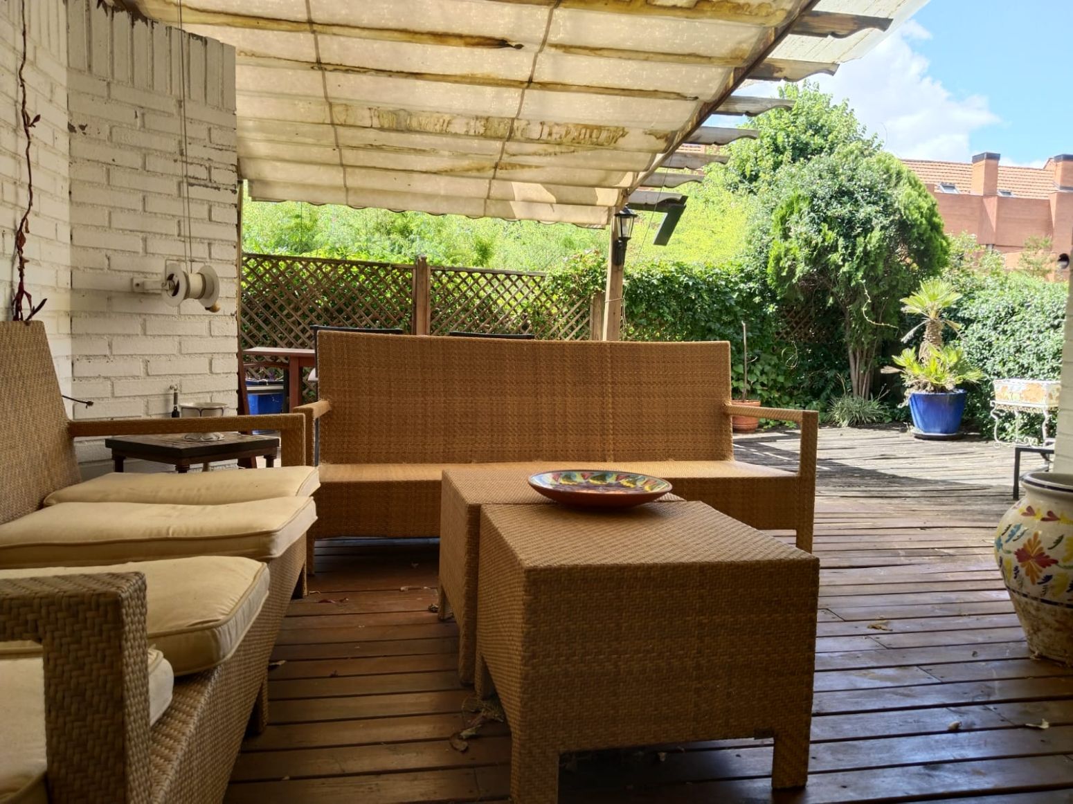 Terrace of House or chalet for sale in  Logroño  with Air Conditioner, Heating and Private garden