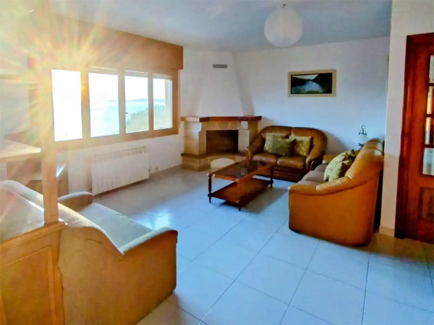 Sala de estar de Casa o chalet de alquiler en Bueu con Jardín privado y Amueblado