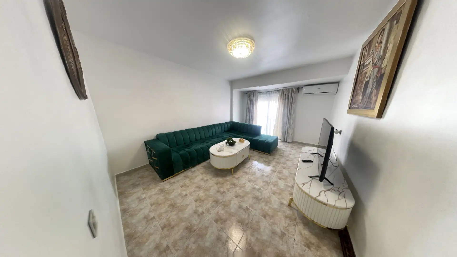 Sala d'estar de Pis en venda en Alicante / Alacant amb Aire condicionat, Calefacció i Moblat