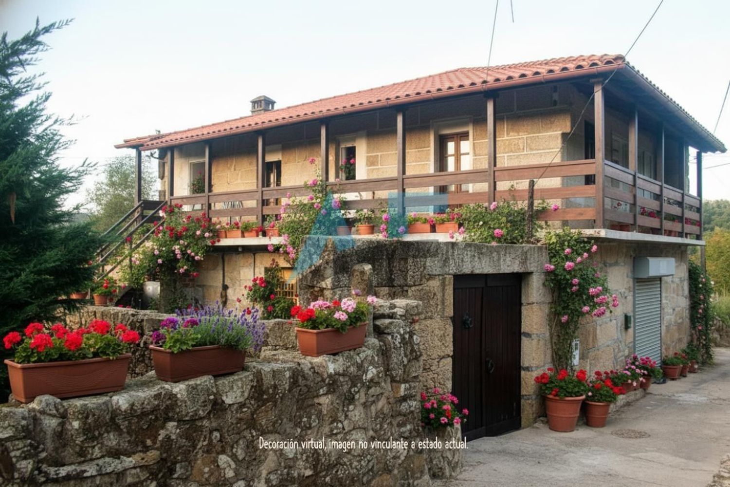 Außenansicht von Country house zum verkauf in Toén mit Abstellraum