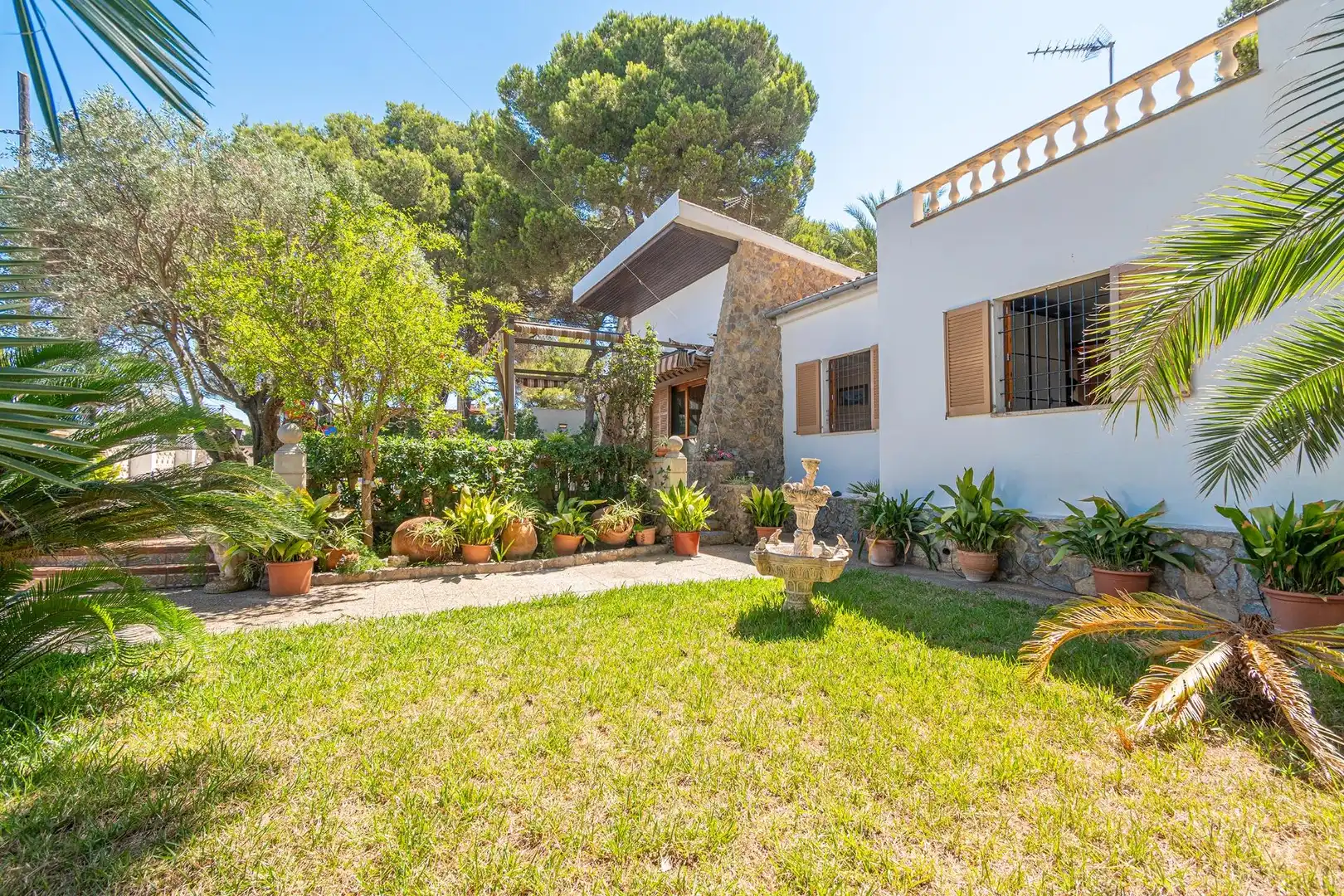 Jardí de Casa o xalet en venda en  Palma de Mallorca amb Aire condicionat, Jardí privat i Terrassa