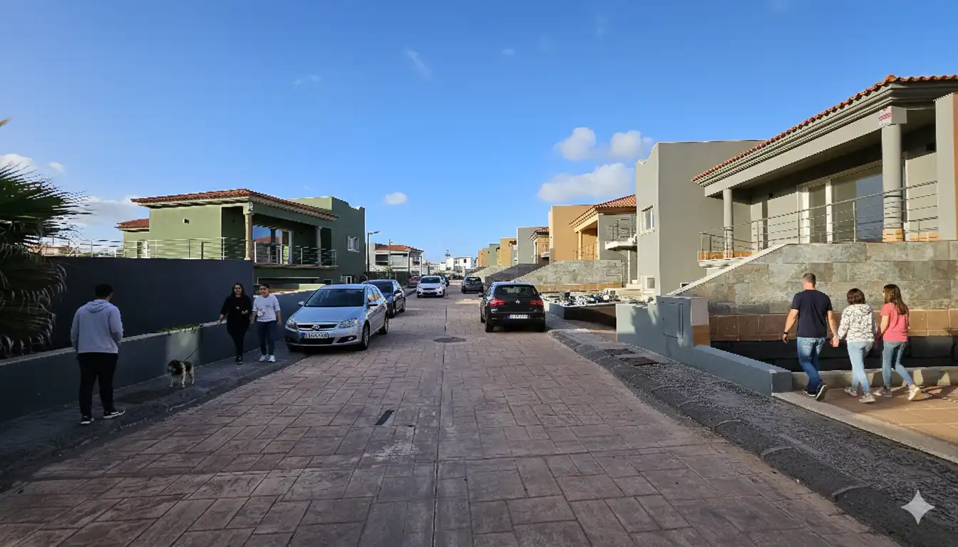 Vista exterior de Casa o xalet en venda en Antigua amb Calefacció, Jardí privat i Terrassa