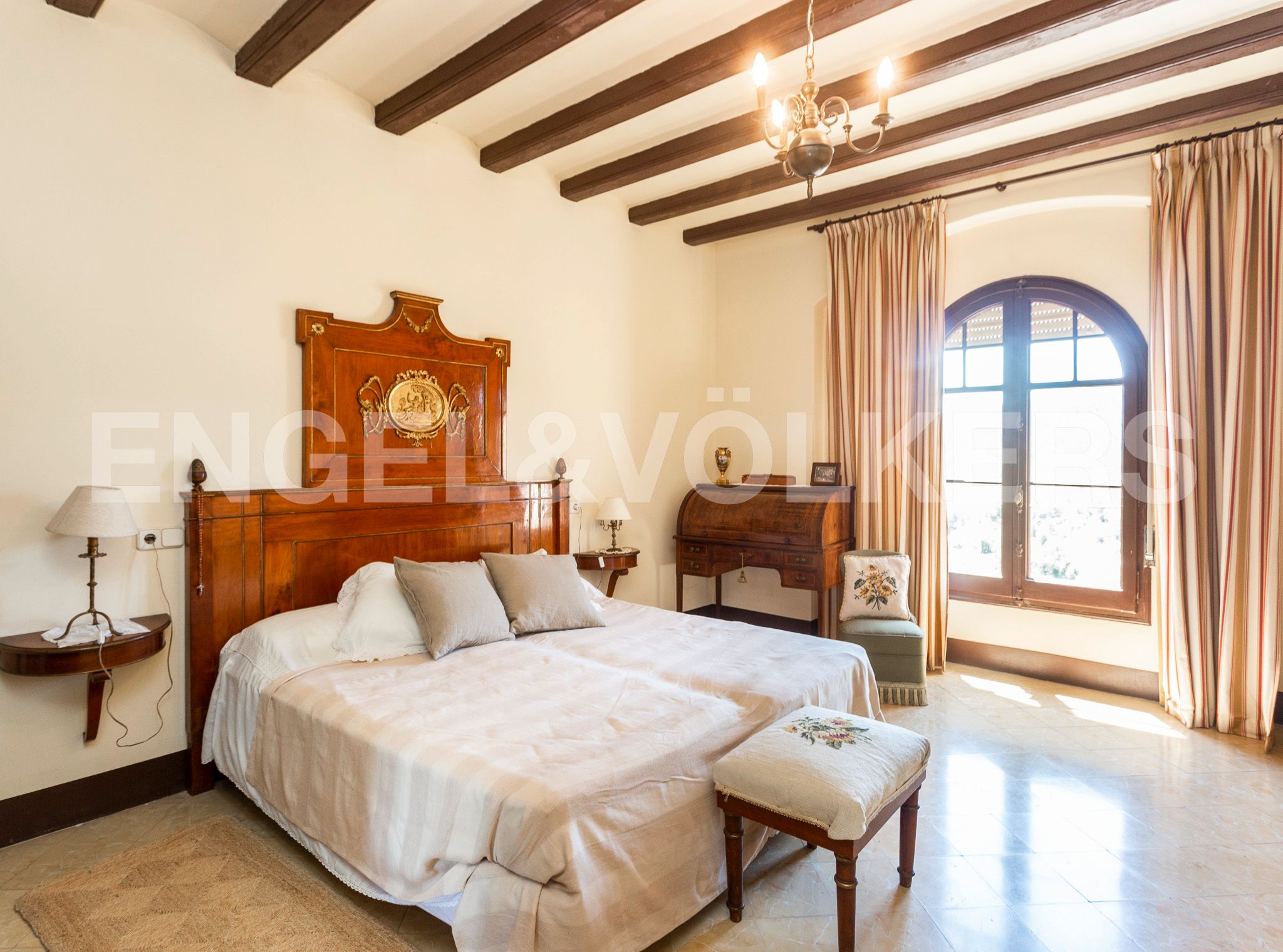 Schlafzimmer von Country house zum Verkauf in Santa Maria de Miralles mit Heizung, Privatgarten und Abstellraum