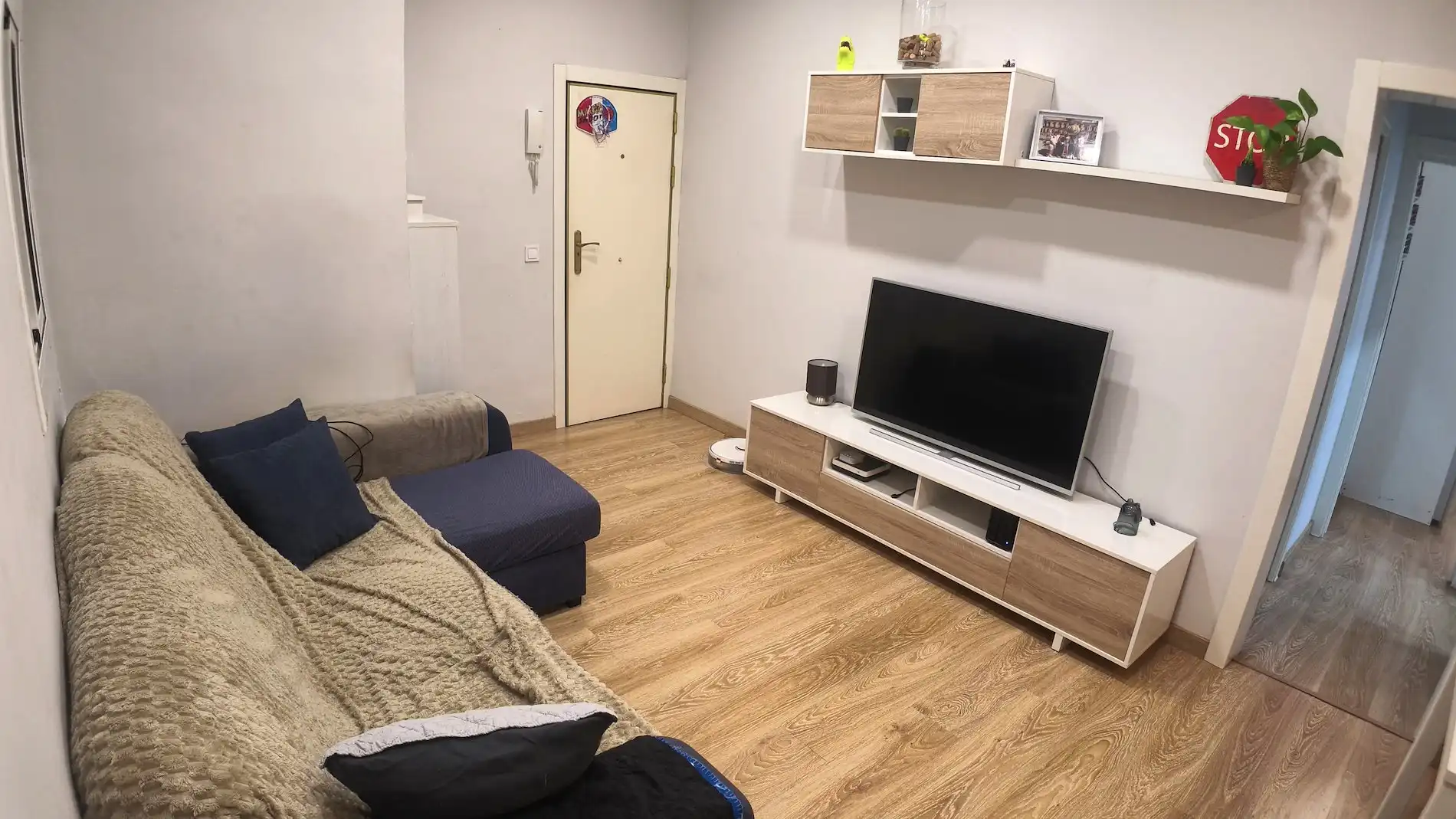 Sala de estar de Piso en venta en Molins de Rei con Aire acondicionado y Parquet
