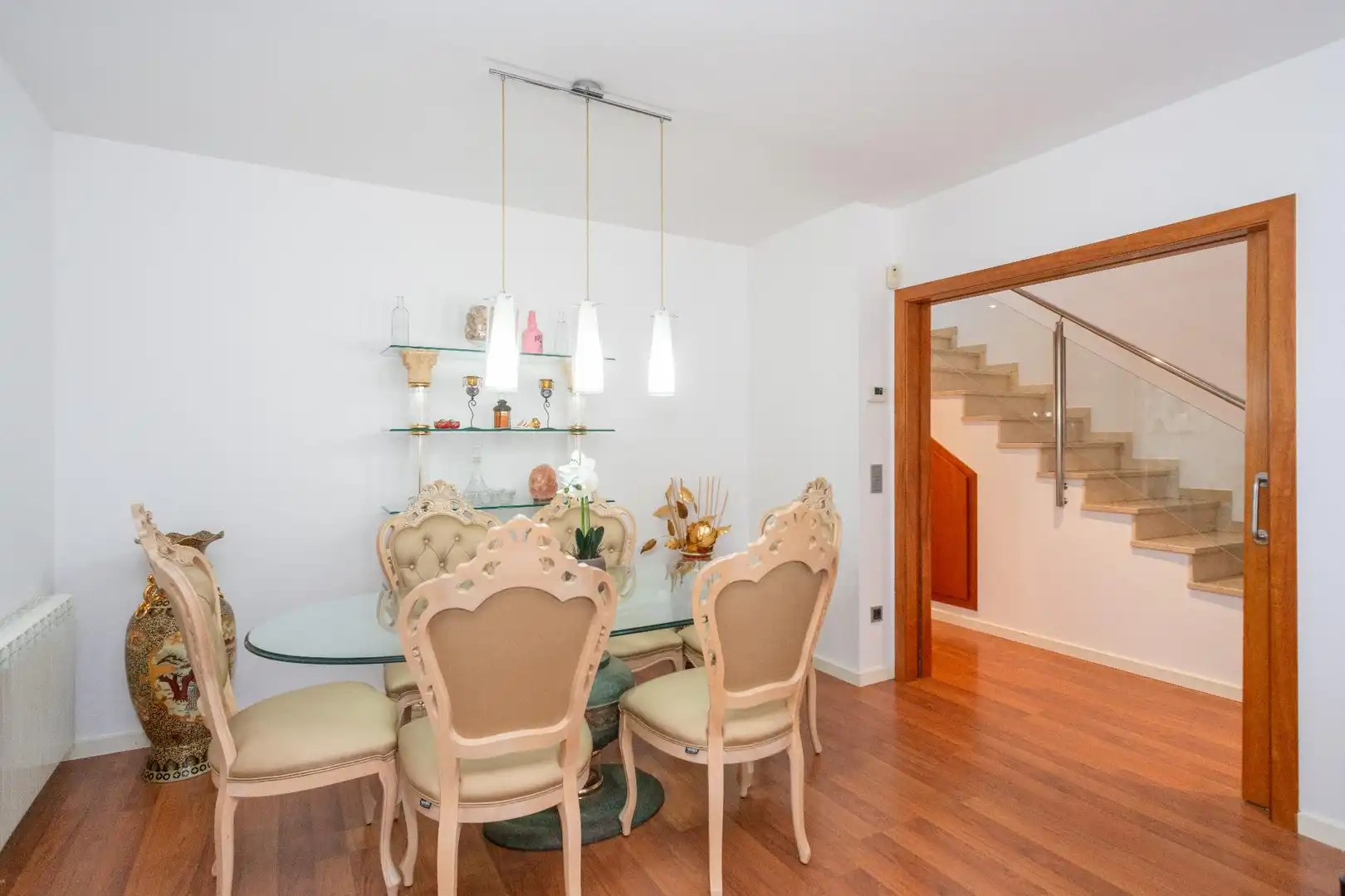 Dining room of Houses for rent in Girona  with Air Conditioner, Private garden and Terrace