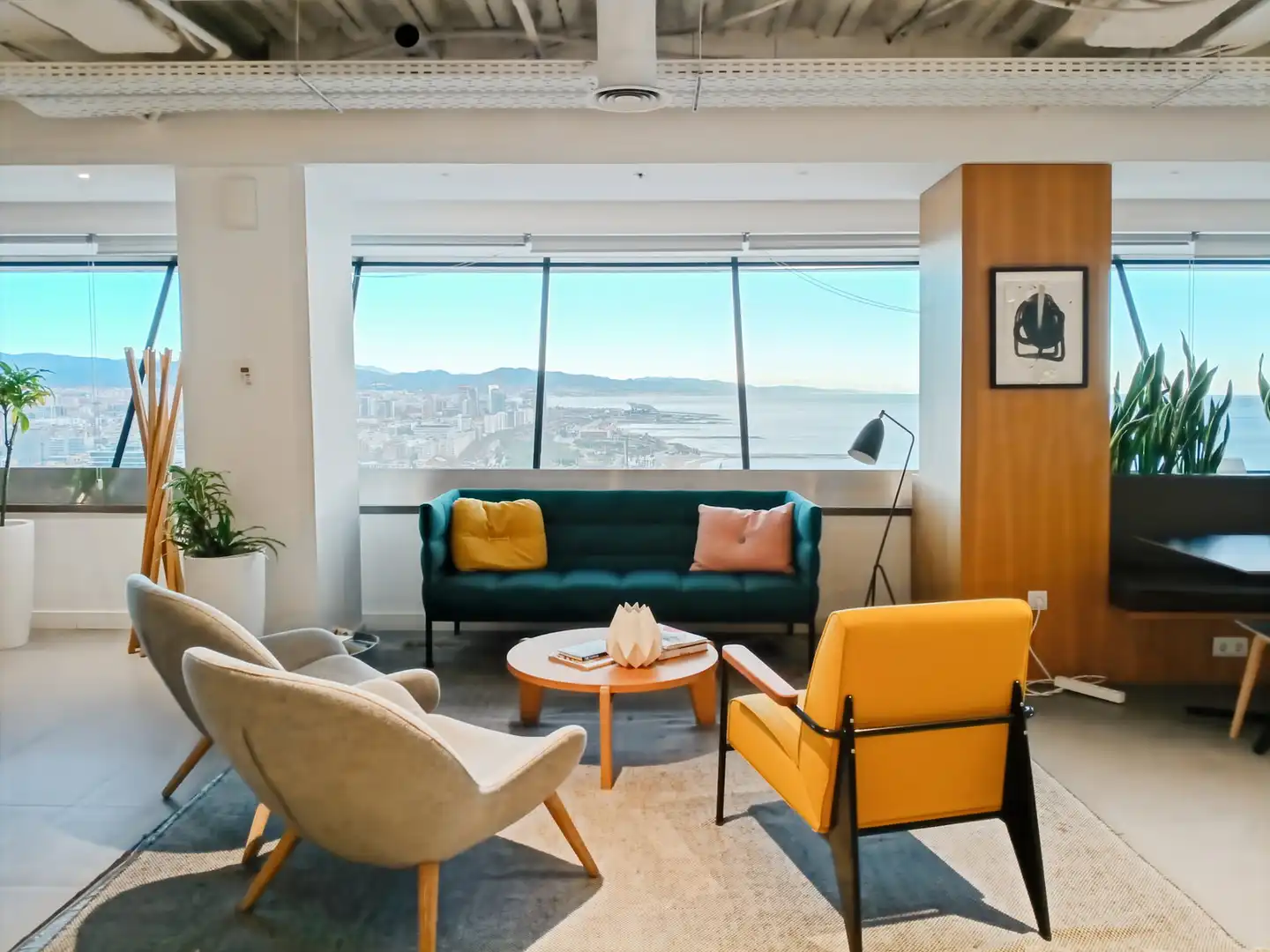 Wohnzimmer von Büro zur Miete in Barcelona mit Klimaanlage, Heizung und Möbliert