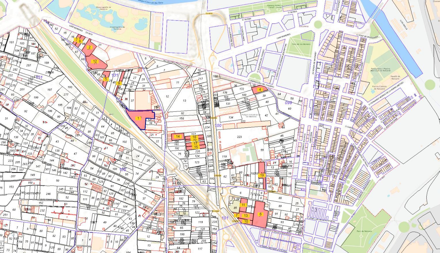 Exterior view of Land for sale in  Valencia Capital