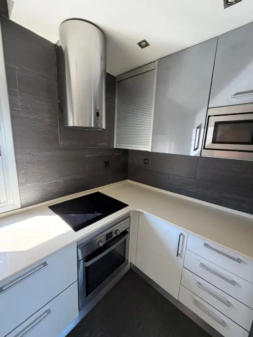 Kitchen of Flat for rent in Barcelona  with Air Conditioner, Heating and Terrace