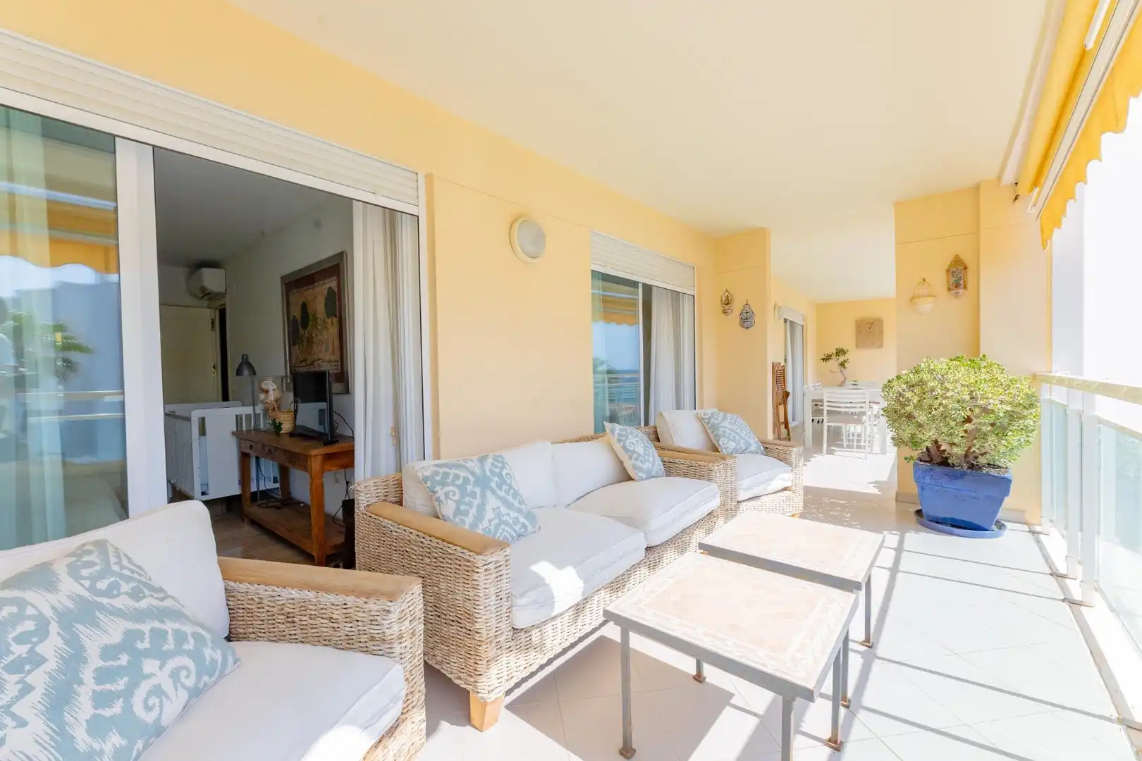 Terraza de Piso en venta en Jávea / Xàbia con Aire acondicionado, Jardín privado y Terraza