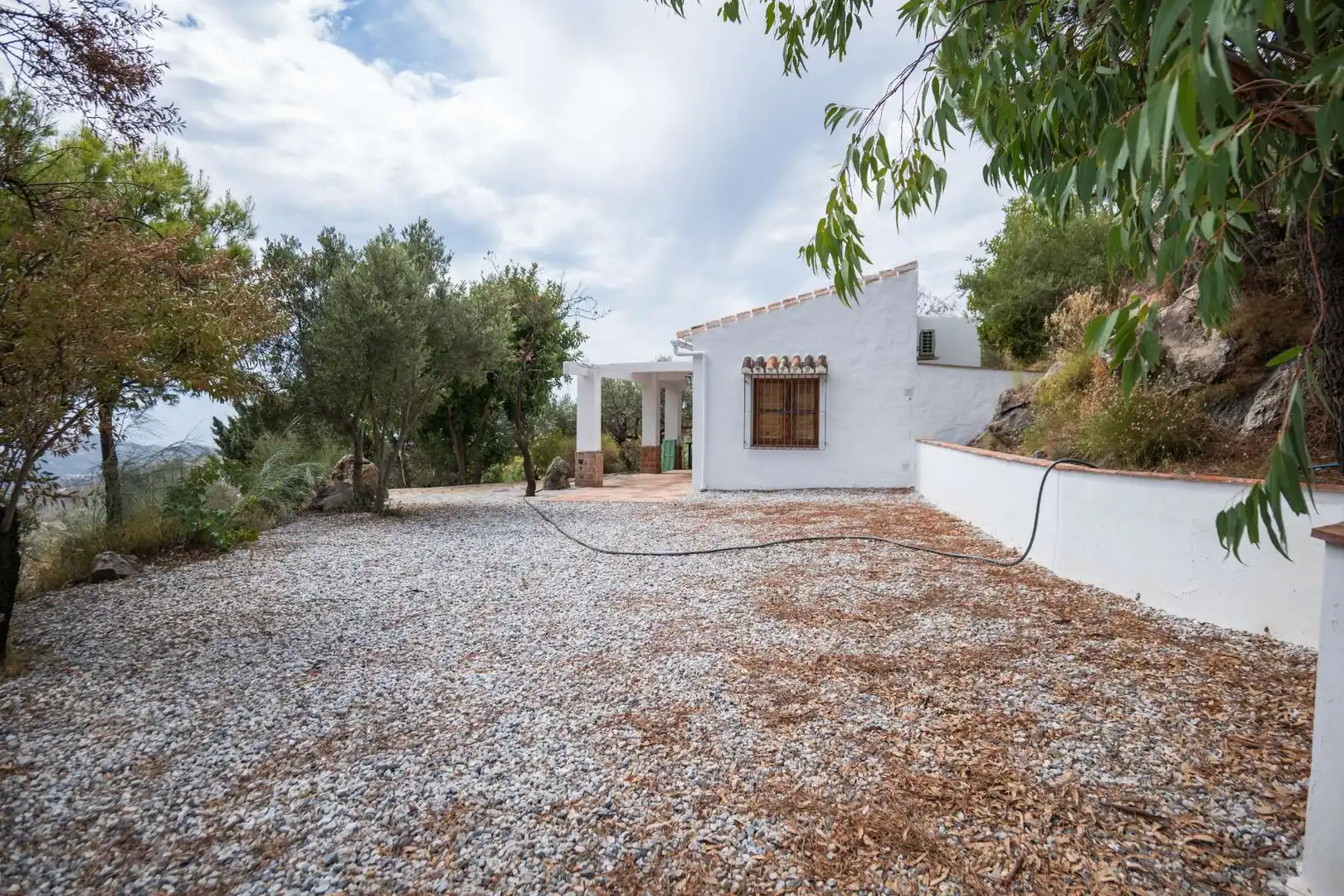 Exterior view of Houses for sale in Canillas de Albaida  with Air Conditioner, Private garden and Terrace