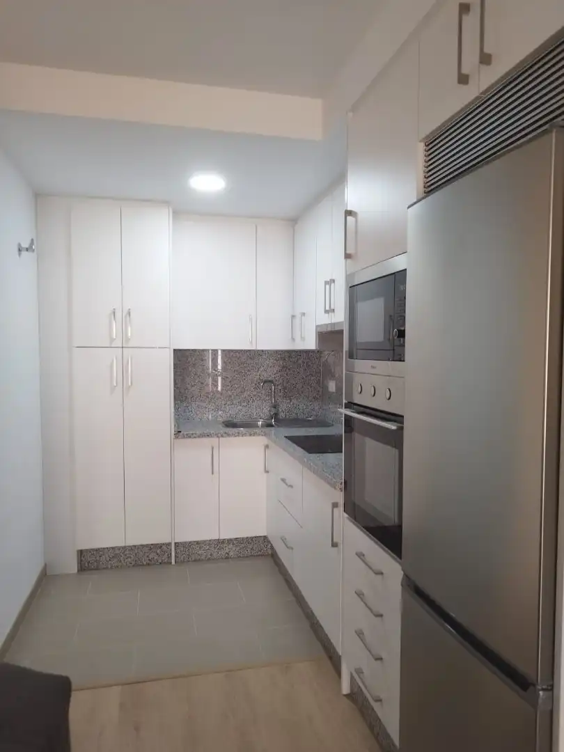 Cocina de Apartamento de alquiler en Lanjarón con Aire acondicionado, Calefacción y Parquet