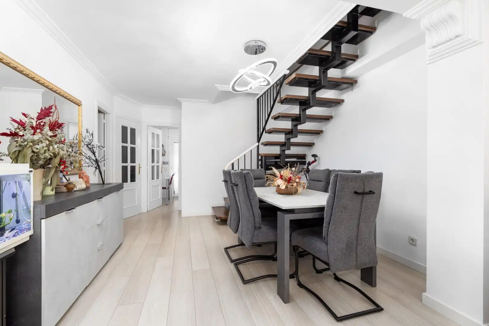 Esszimmer von Maisonette zum Verkauf in Mataró mit Klimaanlage, Möbliert und Balkon