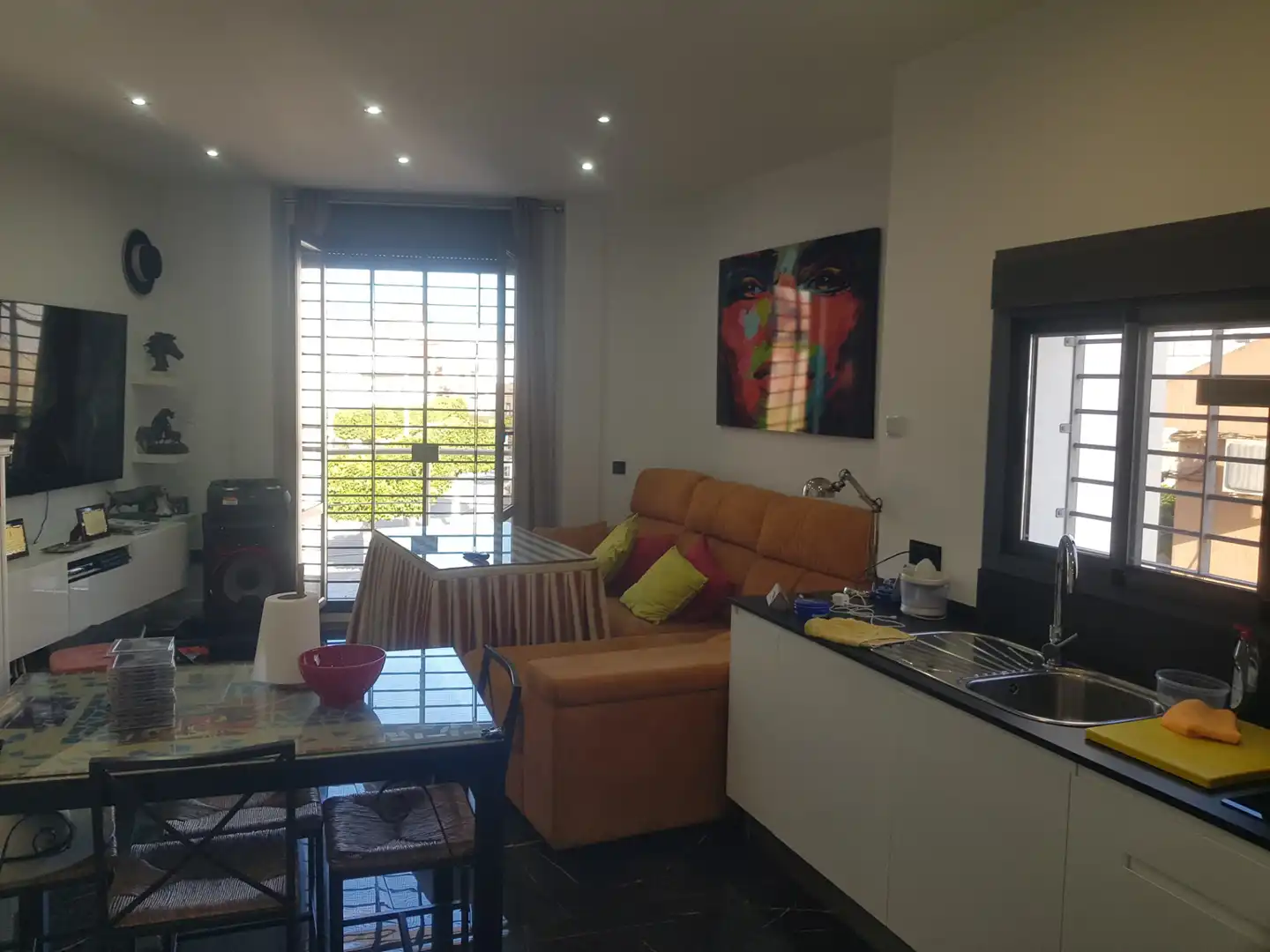 Sala de estar de Piso en venta en La Algaba con Aire acondicionado, Terraza y Balcón