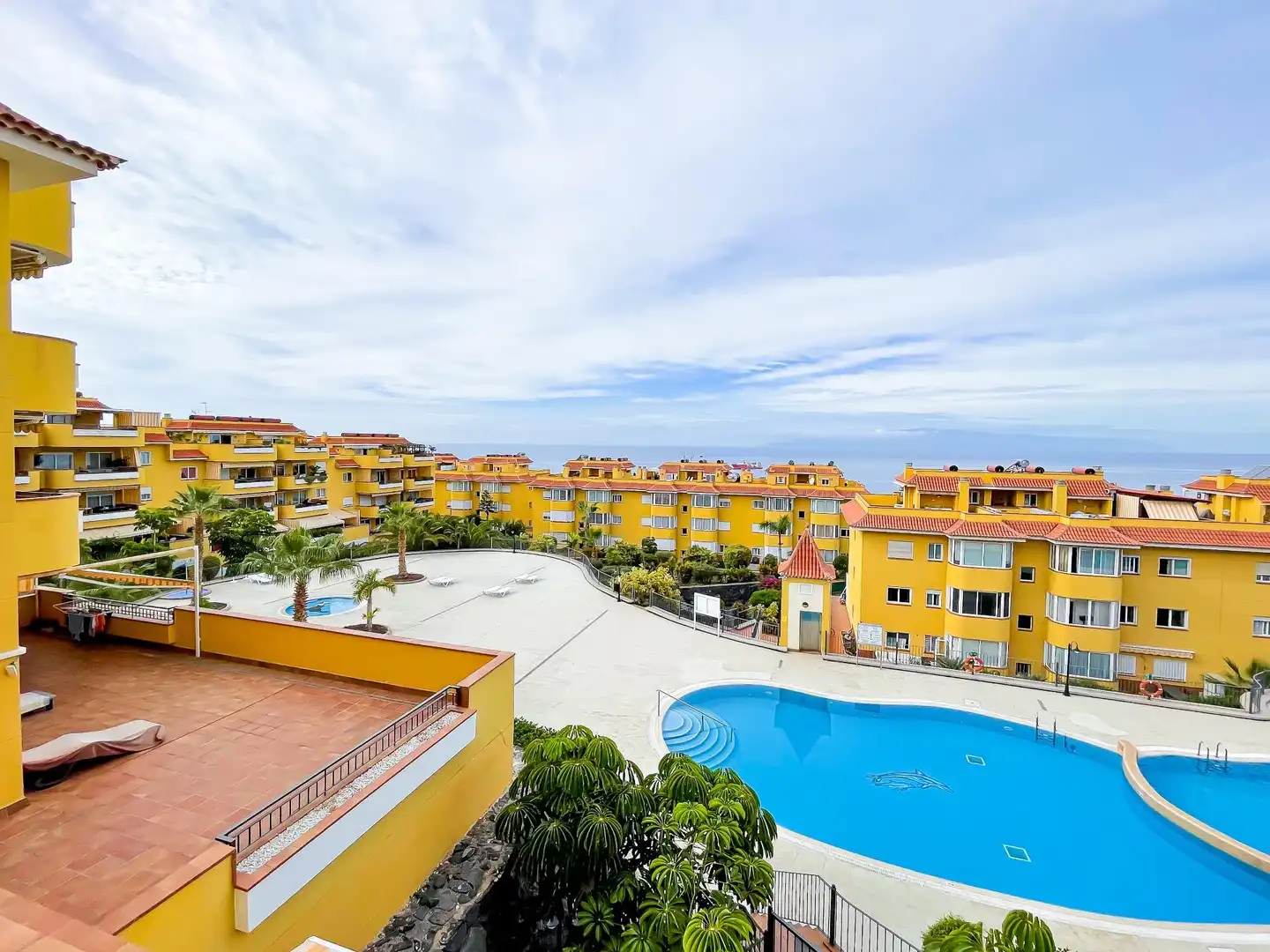 Vista exterior de Apartamento en venta en Santiago del Teide con Jardín privado, Terraza y Trastero