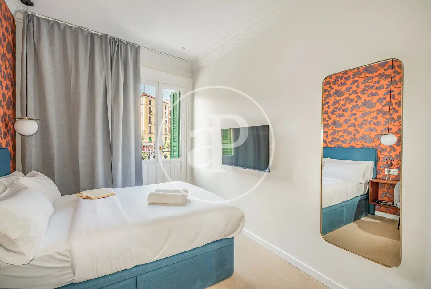 Bedroom of Flat for sale in Madrid  with Air Conditioner, Heating and Furnished