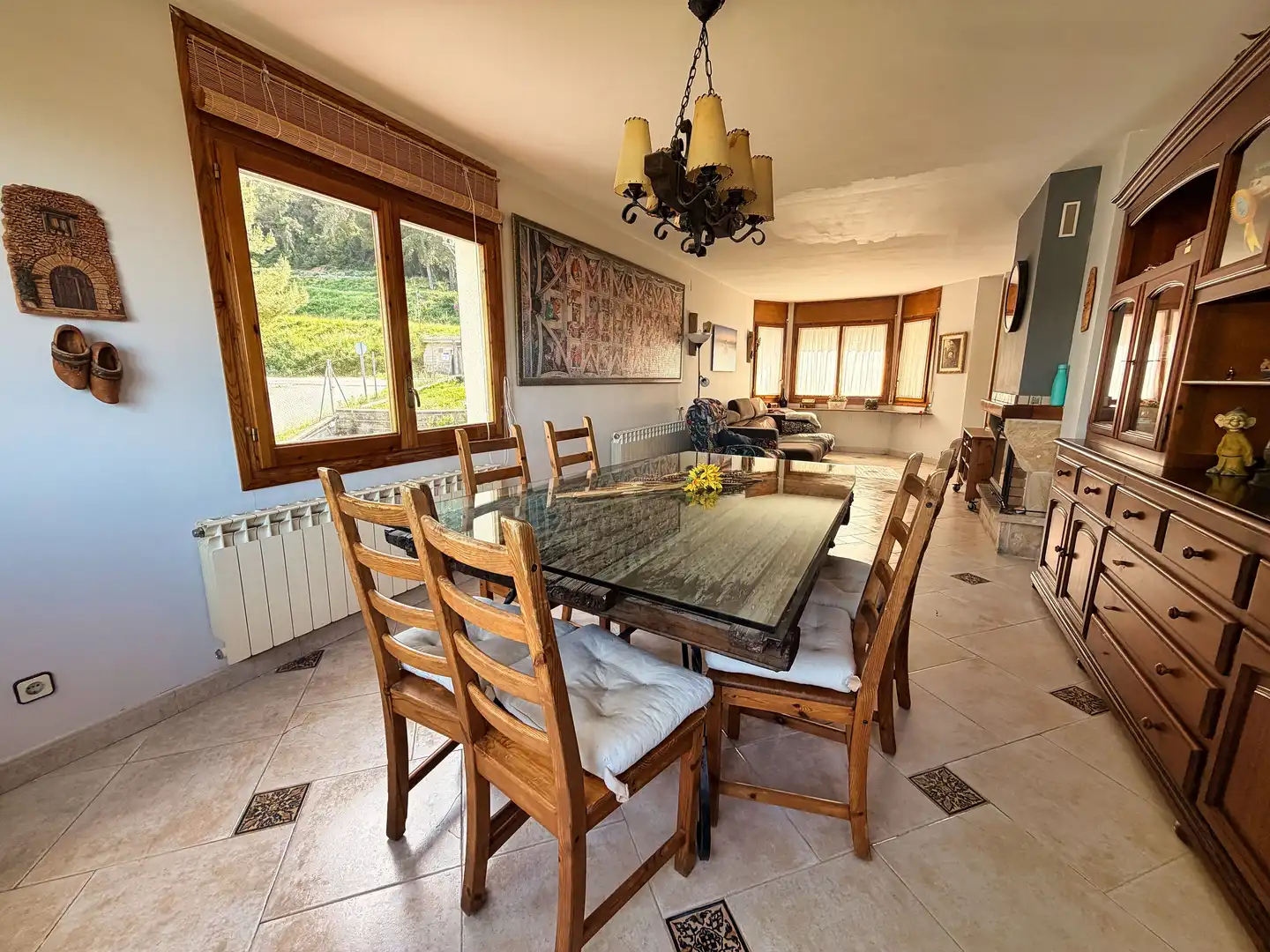 Comedor de Casa o chalet en venta en Vallirana con Calefacción y Terraza