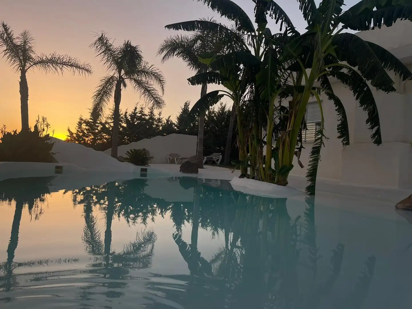 Swimming pool of Houses for sale in Los Santos de Maimona  with Air Conditioner, Heating and Storage room