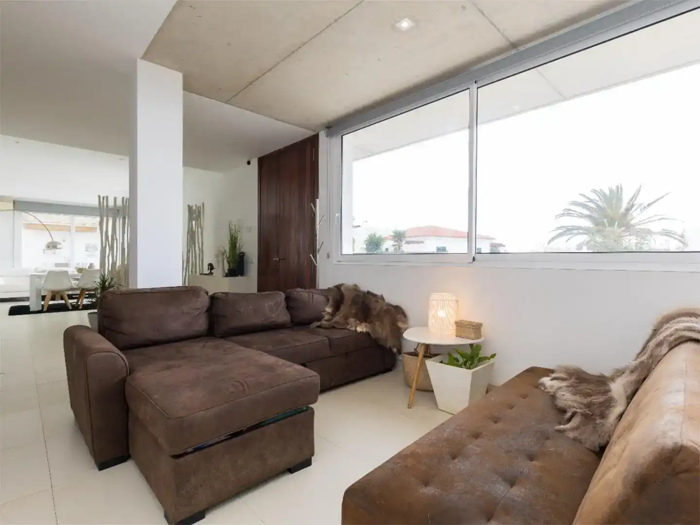 Sala d'estar de Casa o xalet en venda en Sant Lluís amb Aire condicionat, Piscina i Balcó