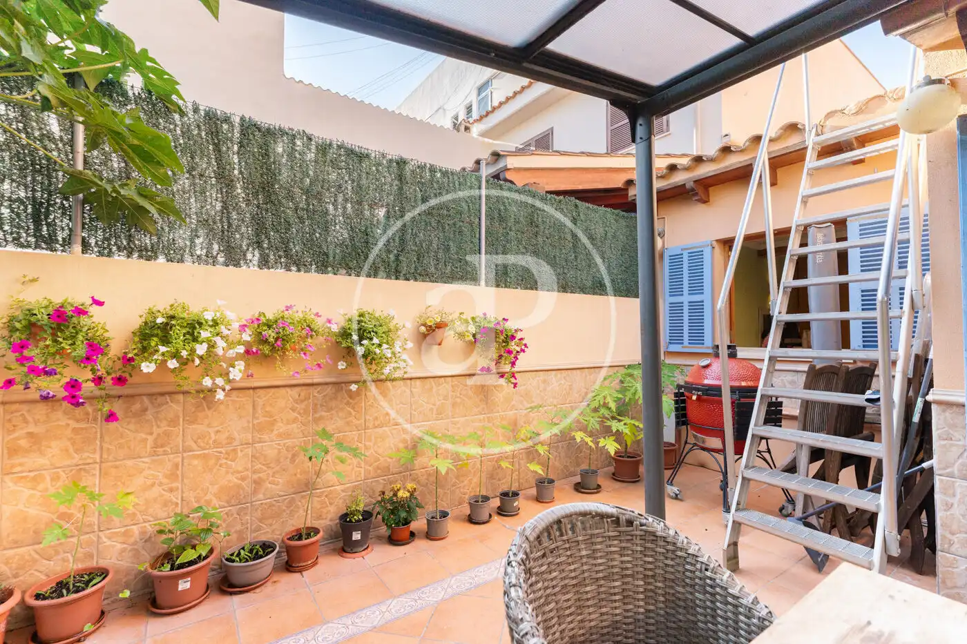 Terrassa de Casa adosada en venda en  Palma de Mallorca amb Moblat