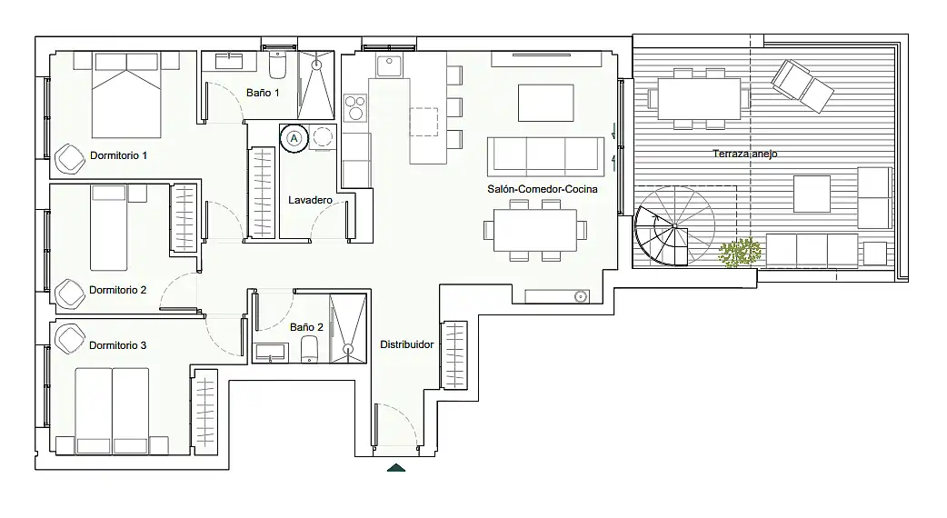 Apartament amb ascensor en venda a Estepona Pueblo, imagen 23