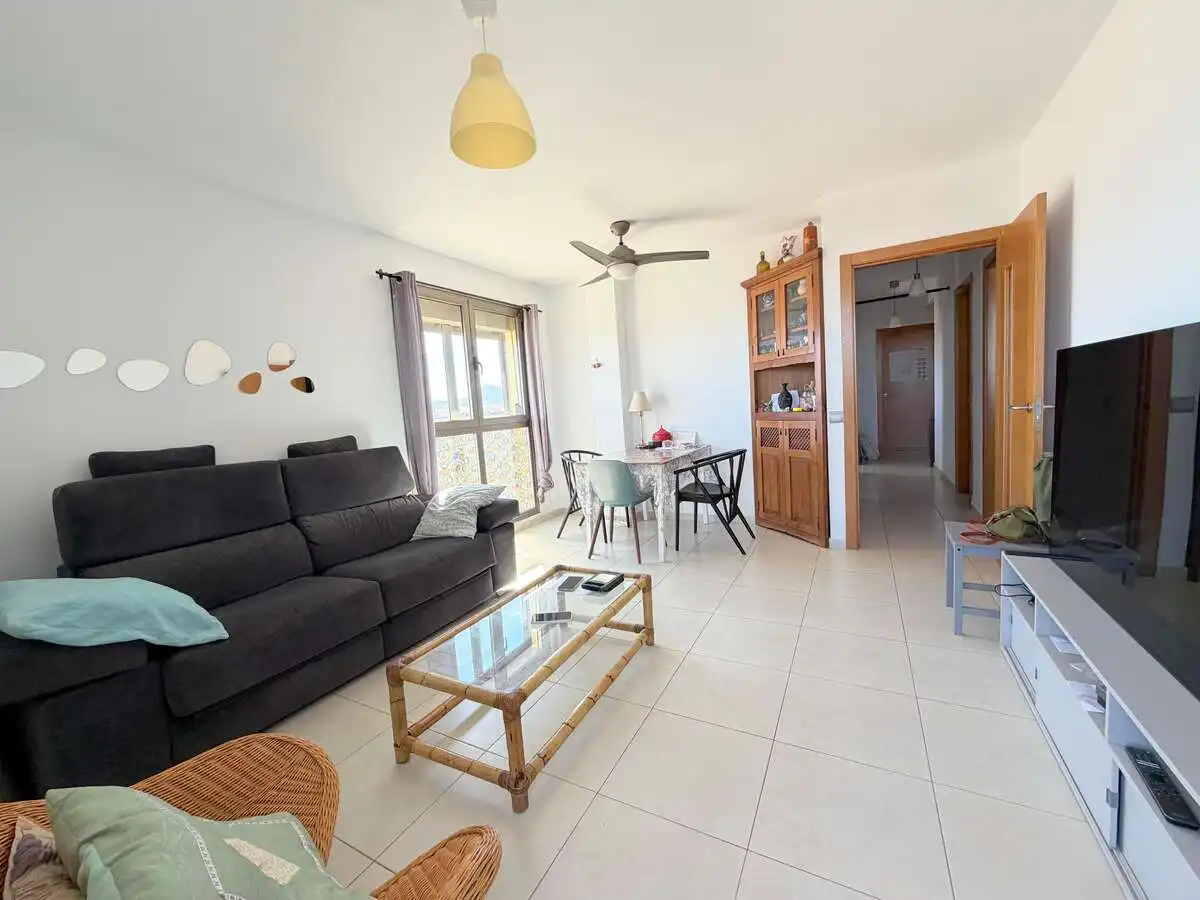 Living room of Flat for sale in Arrecife  with Storage room, Furnished and Balcony