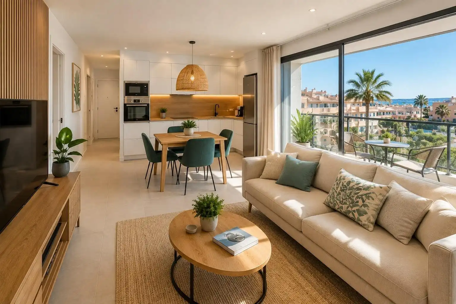 Sala d'estar de Pis en venda en Vera amb Jardí privat, Terrassa i Moblat