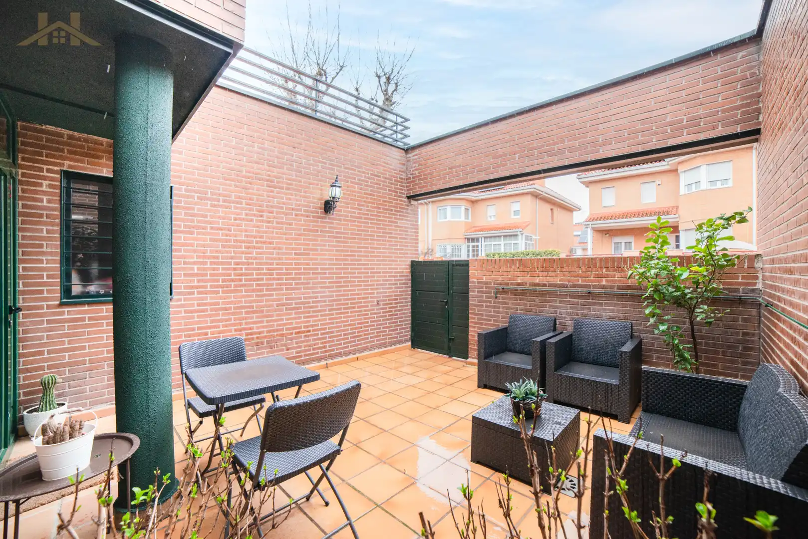 Terrace of Detached homes for sale in Villaviciosa de Odón  with Air Conditioner, Heating and Private garden