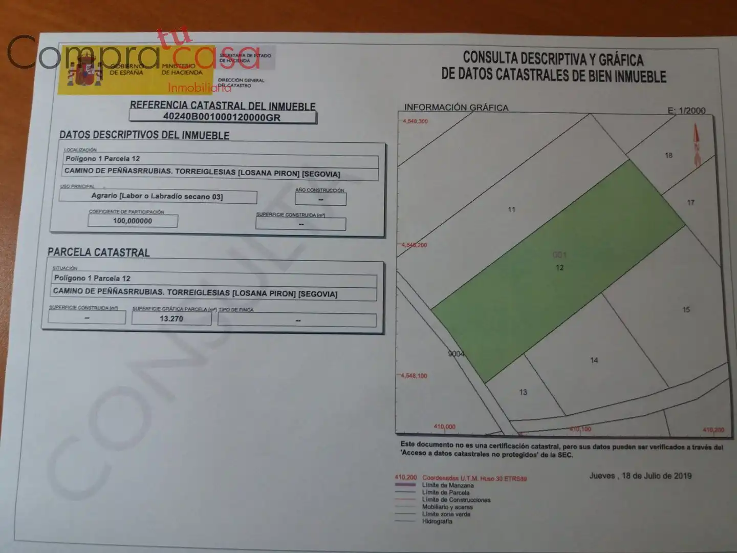 Casa rústica en venta en Torreiglesias, imagen 3