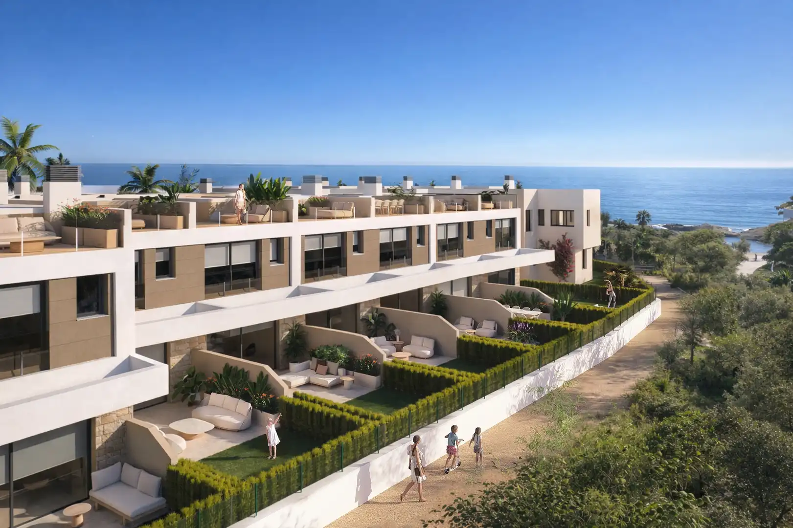 Jardí de Casa adosada en venda en El Campello