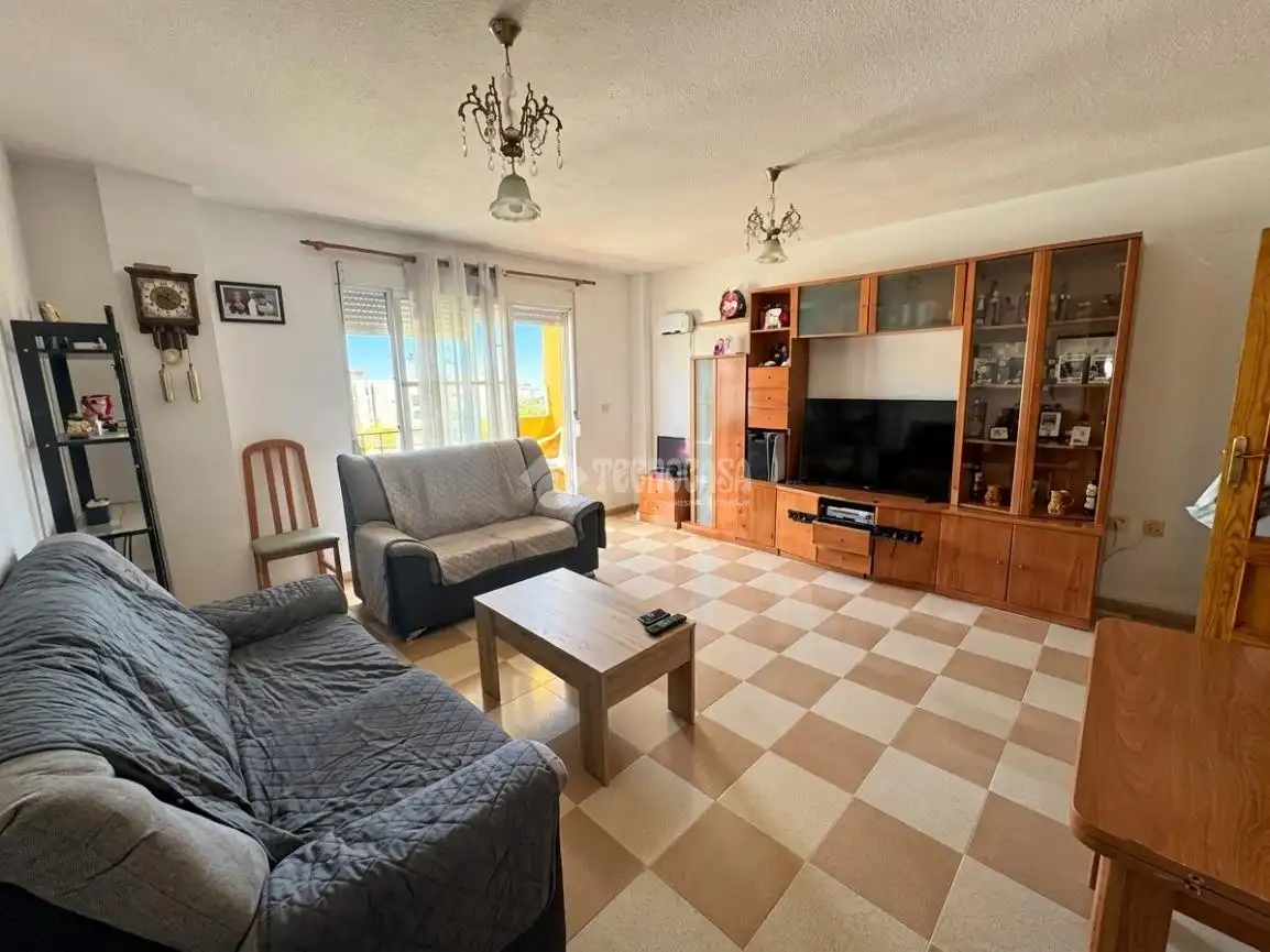 Sala de estar de Piso en venta en Estepona con Terraza