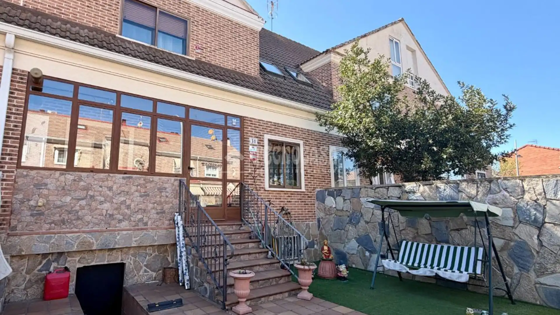 Garden of Single-family semi-detached for sale in Azuqueca de Henares  with Air Conditioner and Heating